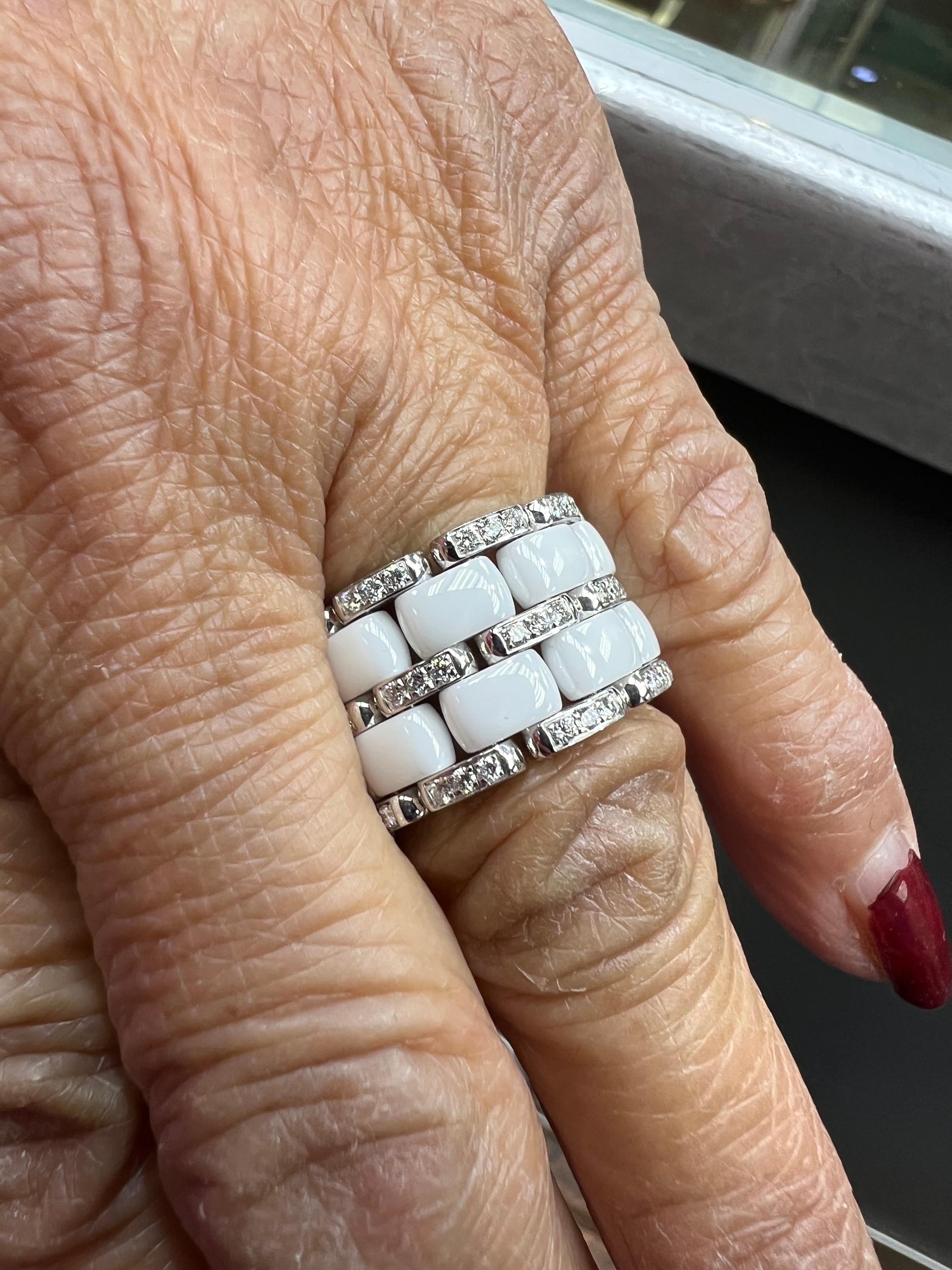chanel ceramic ring