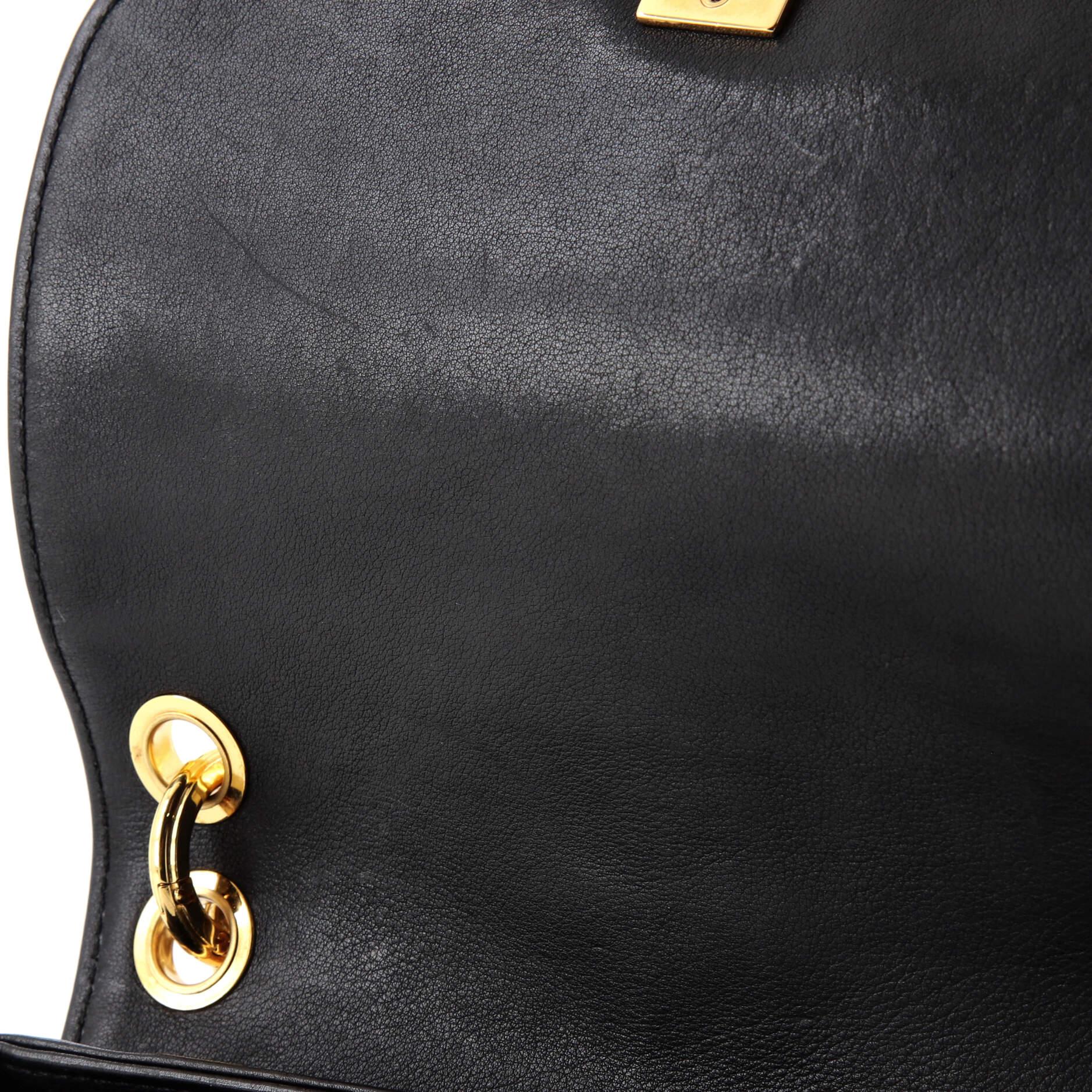 Chanel Underline Saddle Flap Bag Quilted Calfskin Mini 3