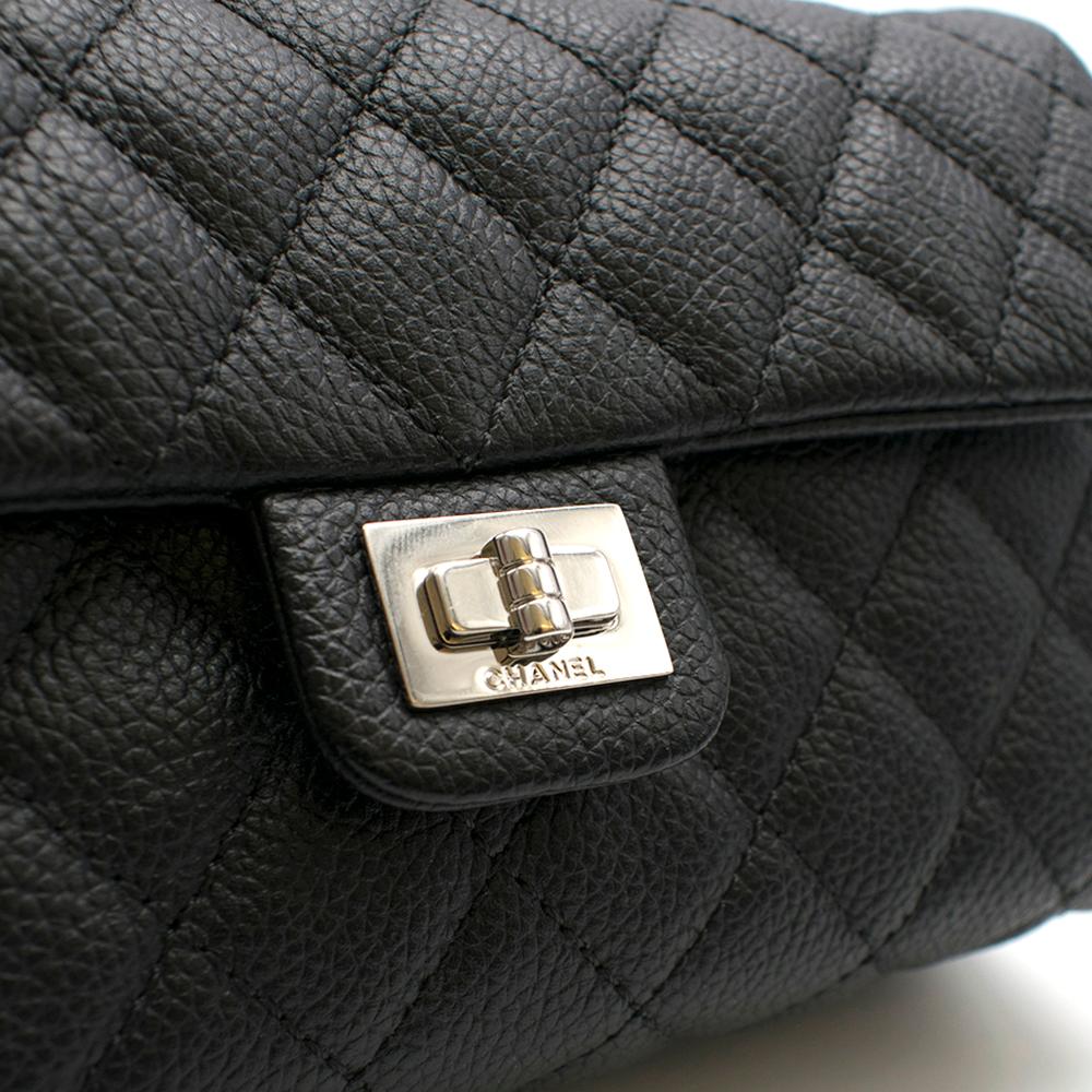 Chanel Uniform Caviar Leather Black Belt Bag

Diamond quilted leather
One interior pocket
One back pocket
Detachable belt
Silver hardware

Please note, these items are pre-owned and may show some signs of storage, even when unworn and unused. This