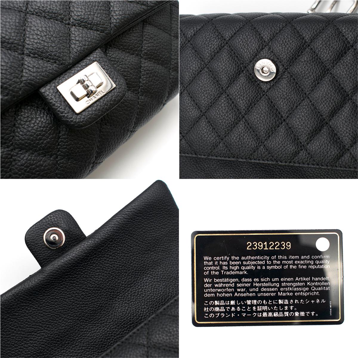 Chanel Uniform Caviar Leather Black Belt Bag 2