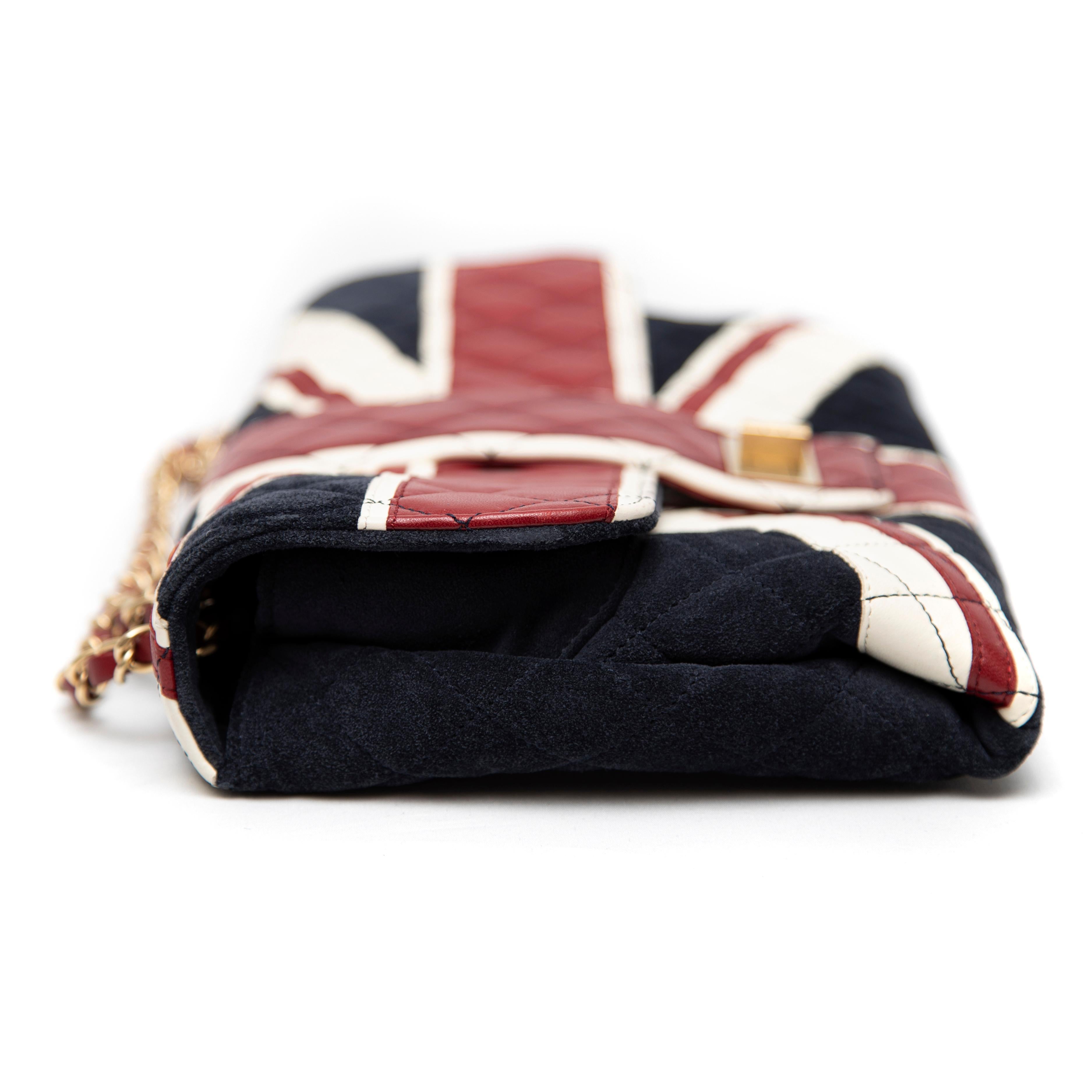 Beige Chanel Union Jack 2.55 Reissue Flap Bag, Limited Edition 