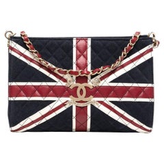 Chanel Union Jack Gesteppte Umhängetasche