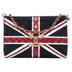 Chanel Union Jack Quilted Shoulder Bag  