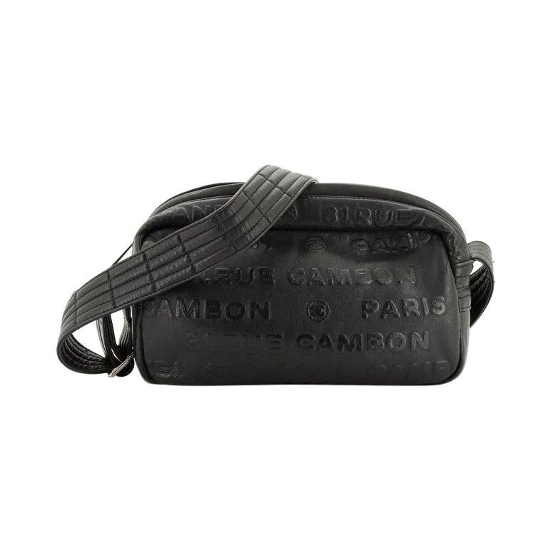 Chanel Unlimited Crossbody Bag Embossed Leather Small