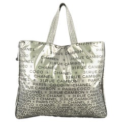 Chanel Unlimited Zip Around Tote Printed Nylon Large