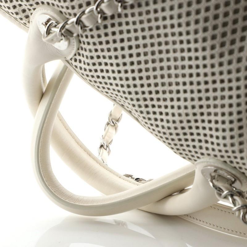 Chanel Up In The Air Convertible Tote Perforated Leather  2