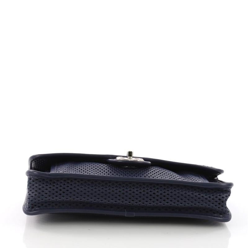 Women's or Men's Chanel Up In The Air Flap Bag Perforated Leather Medium