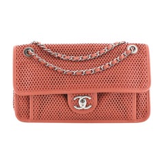 Chanel Up In The Air Flap Bag Perforated Leather Medium