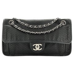 Chanel Up In The Air Flap Bag Perforated Leather Medium