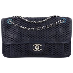 Chanel Up In The Air Flap Bag Perforated Leather Medium