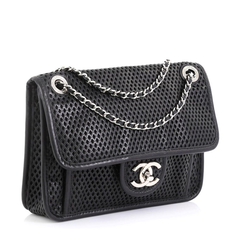 Chanel Up in the Air Classic Flap Perforated Calfskin Bag