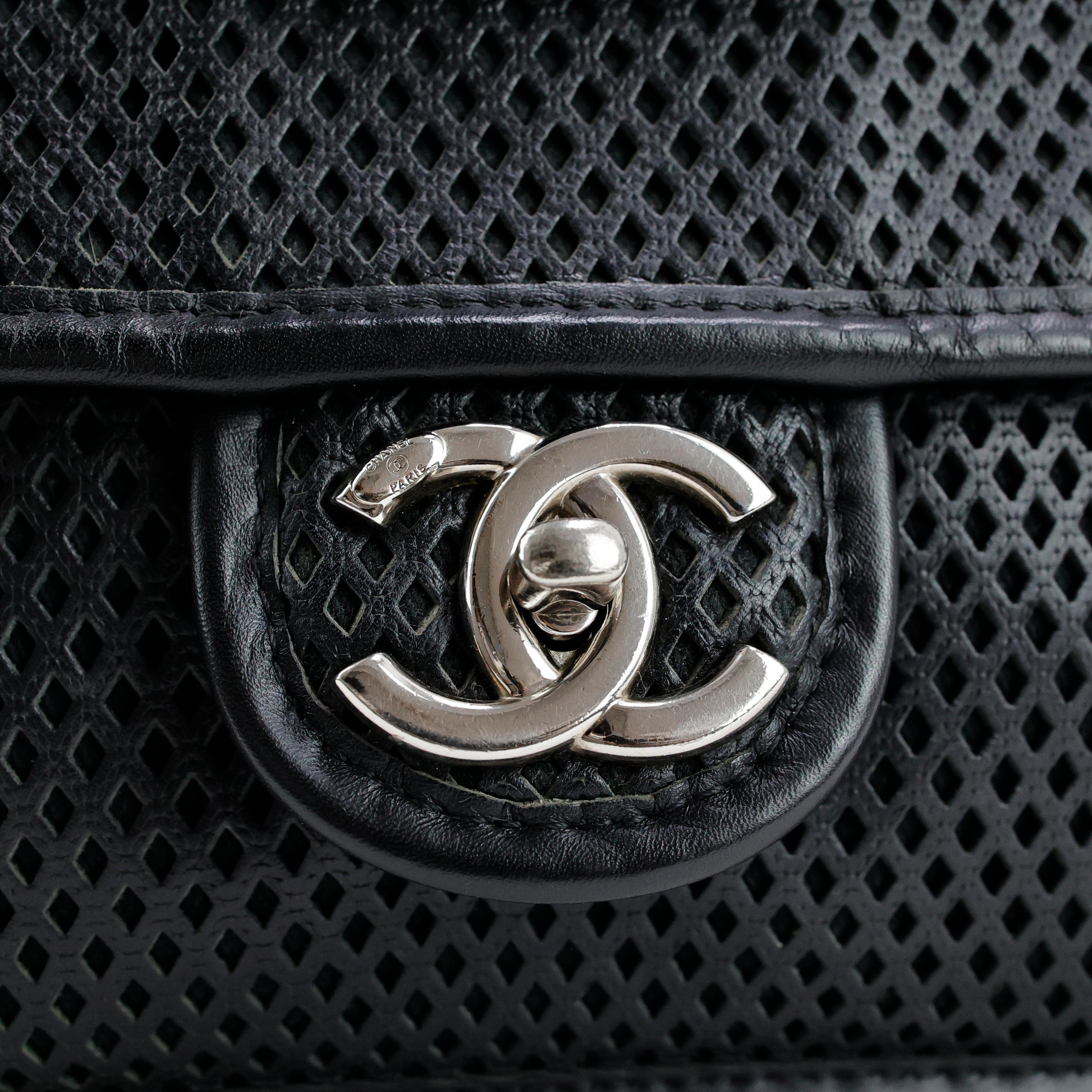 Chanel Up In The Air Perforated CC Flap Bag 7