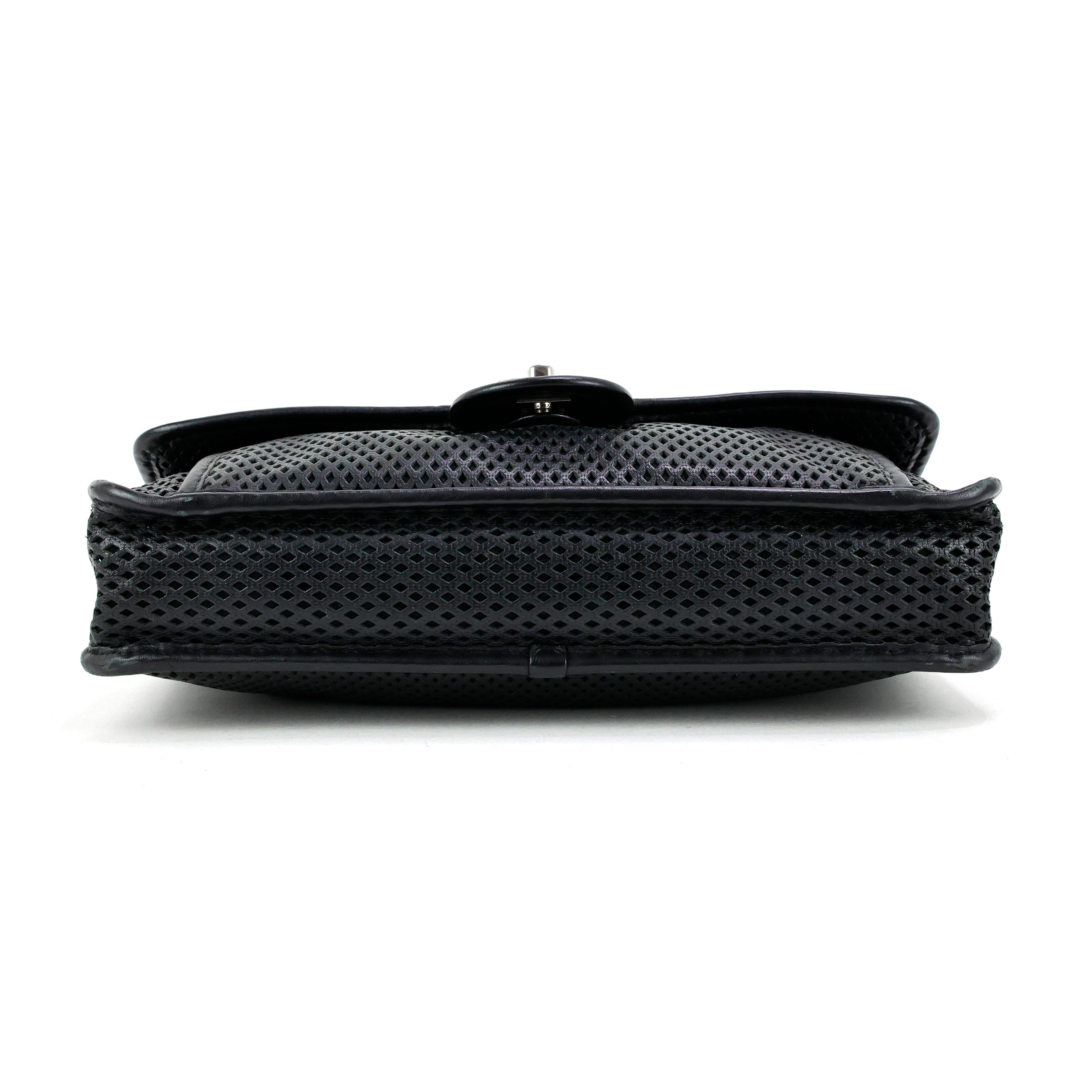 Chanel Up In The Air Perforated CC Flap Bag In Good Condition In Bressanone, Trentino-Alto Adige