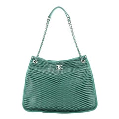 Chanel Up In The Air Tote Perforated Leather