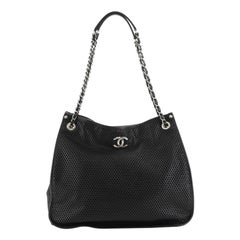 Chanel Up In The Air Tote Perforated Leather