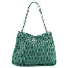 Chanel Up In The Air Tote Perforated Leather