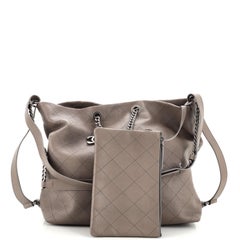 Chanel Urban Allure Chain Handle Hobo Stitched Calfskin Medium