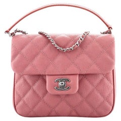 Chanel Urban Companion Flap Bag Quilted Caviar Small