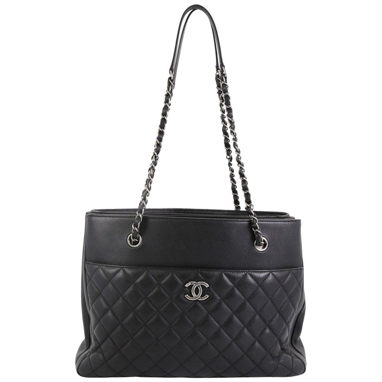 Chanel Urban Companion Shopping Tote Quilted Caviar Medium at