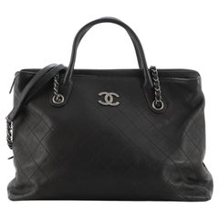  Chanel Urban Shopping Tote Quilted Caviar Large