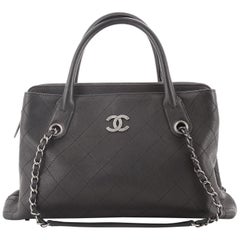 Chanel Urban Shopping Tote Quilted Caviar Small
