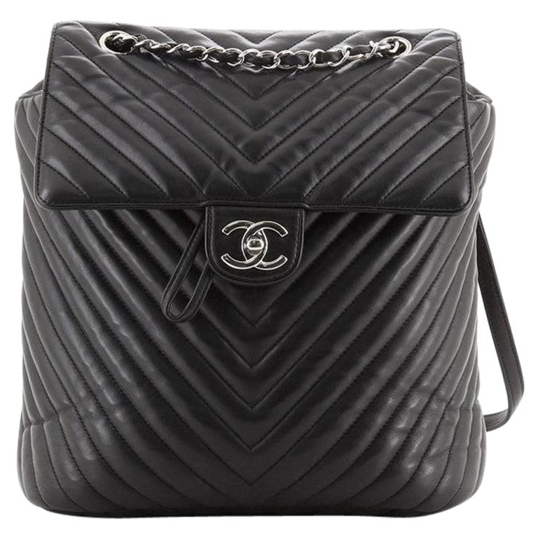 chanel chevron backpack