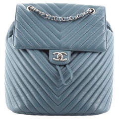 Chanel Urban Spirit Backpack Chevron Calfskin Large