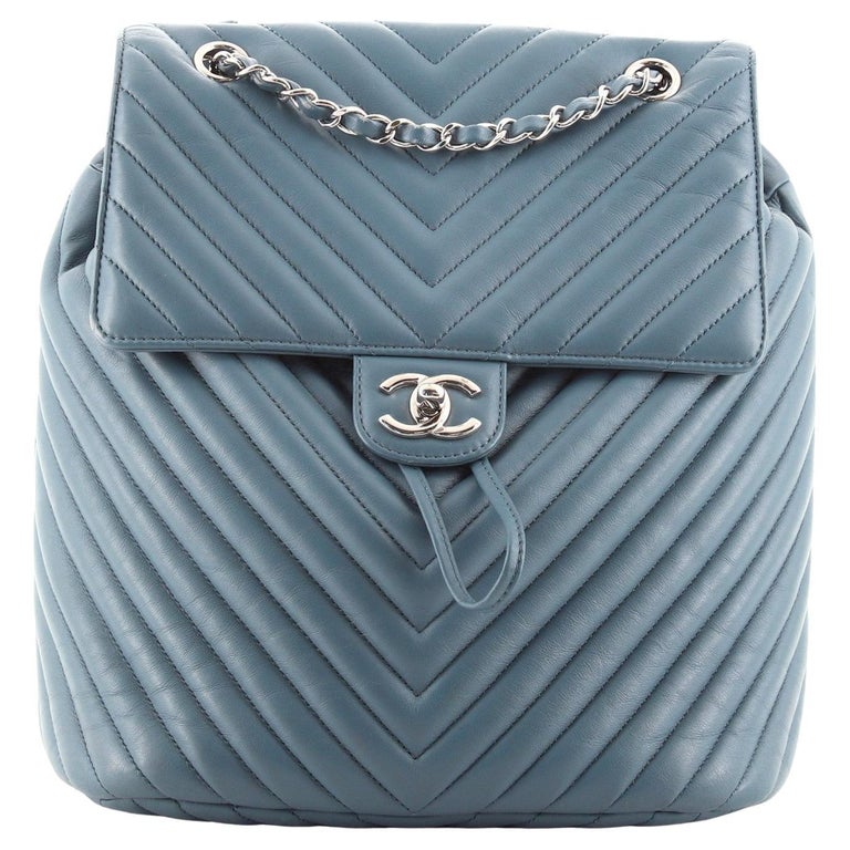 Chanel Urban Spirit Backpack Chevron Calfskin Large at 1stDibs