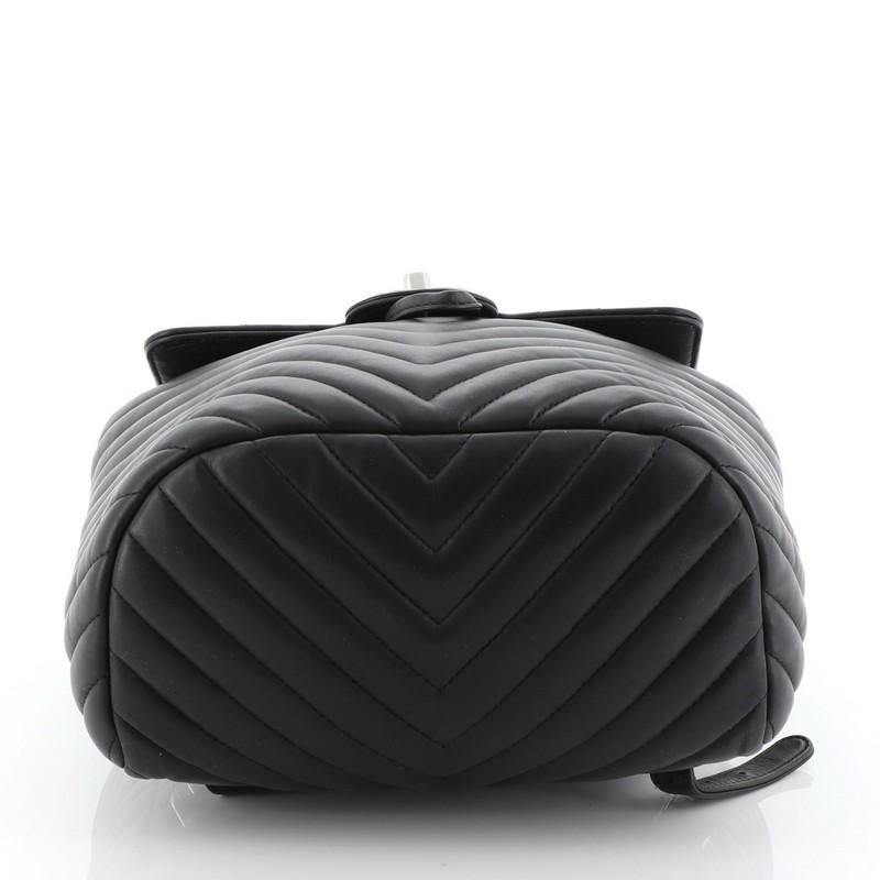 Chanel Urban Spirit Backpack Chevron Calfskin Small In Fair Condition In NY, NY