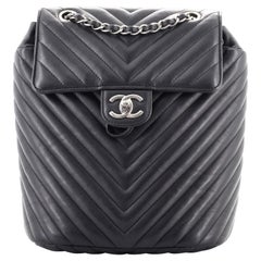 Chanel Urban Spirit Backpack Chevron Lambskin Small