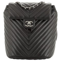 Chanel Urban Spirit Backpack Chevron Lambskin Small