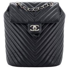 Chanel Urban Spirit Backpack Chevron Leather Small