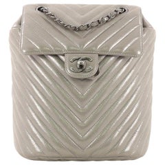 Chanel Urban Spirit Backpack Iridescent Chevron Calfskin Small