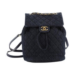 Chanel Urban Spirit Backpack Quilted Denim Small
