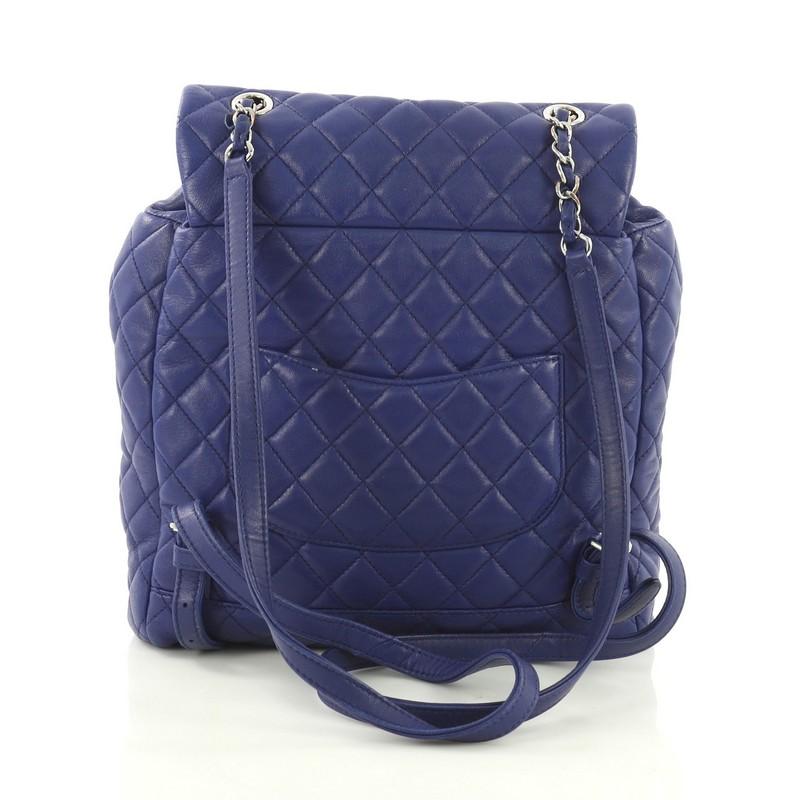 Chanel Urban Spirit Backpack Quilted Lambskin Large In Good Condition In NY, NY
