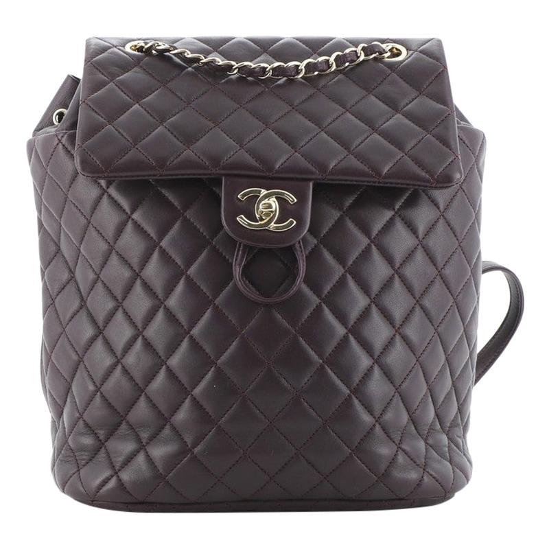 Chanel Urban Spirit Backpack Quilted Lambskin Large