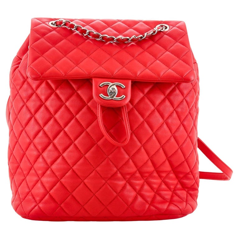 Chanel Urban Spirit Backpack Quilted Lambskin Large For Sale at 1stDibs