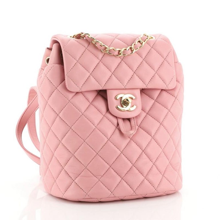 Chanel Urban Spirit Backpack Quilted Lambskin Mini at 1stDibs