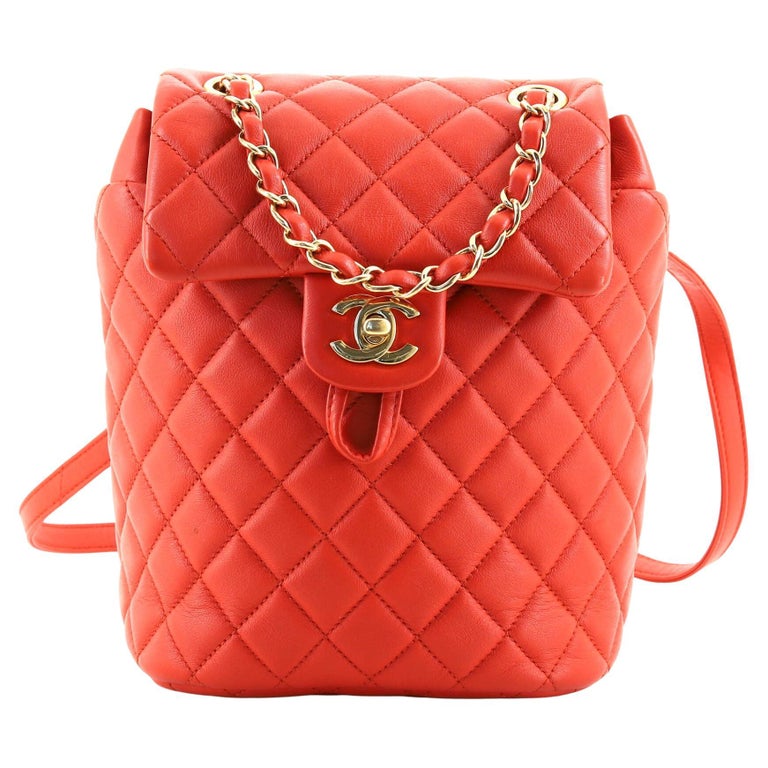 Chanel Urban Spirit Backpack Quilted Lambskin Mini For Sale at 1stDibs
