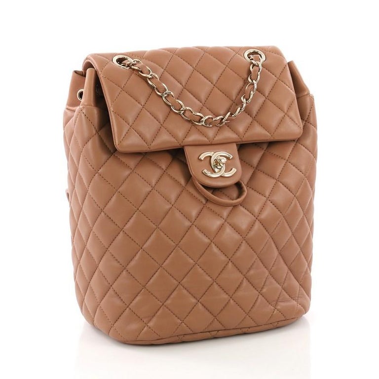 Chanel Urban Spirit Backpack Quilted Lambskin Small at 1stDibs
