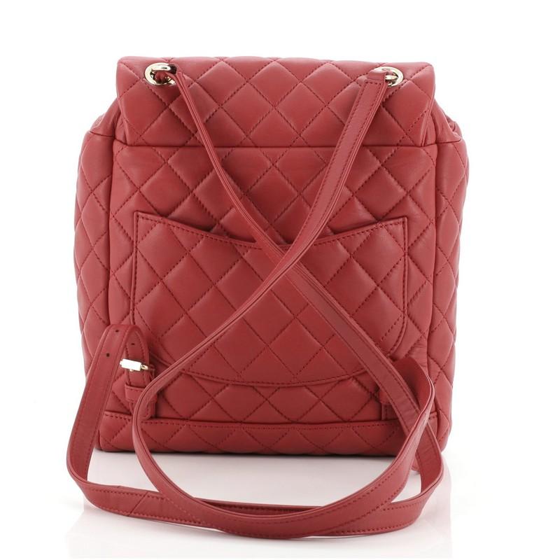 Pink Chanel Urban Spirit Backpack Quilted Lambskin Small