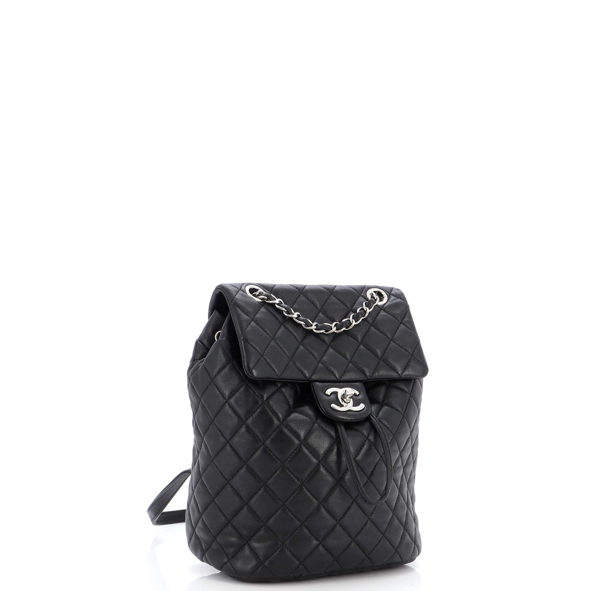 Chanel Urban Spirit Backpack Quilted Lambskin Small In Good Condition In NY, NY