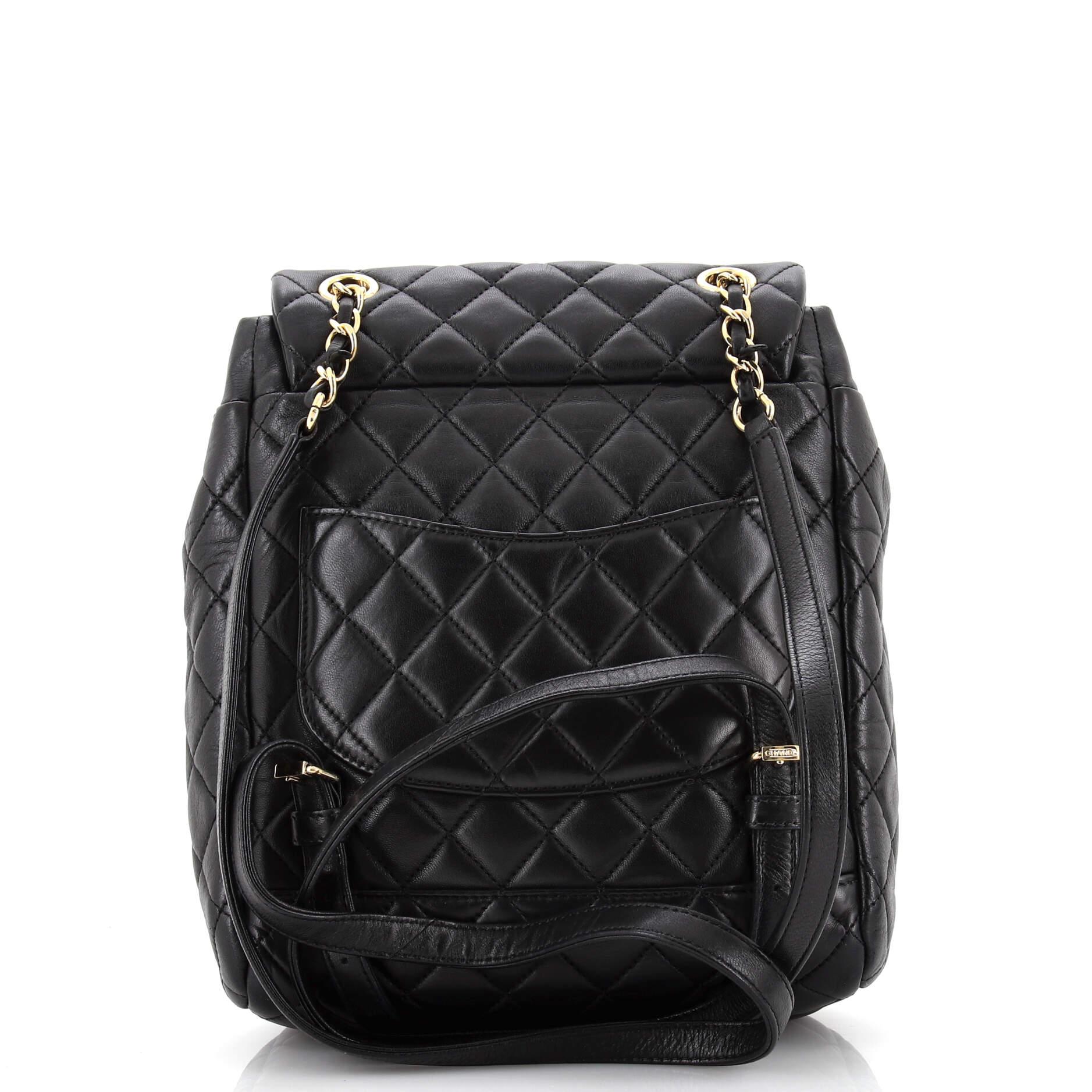 Chanel Urban Spirit Backpack Quilted Lambskin Small In Good Condition In NY, NY