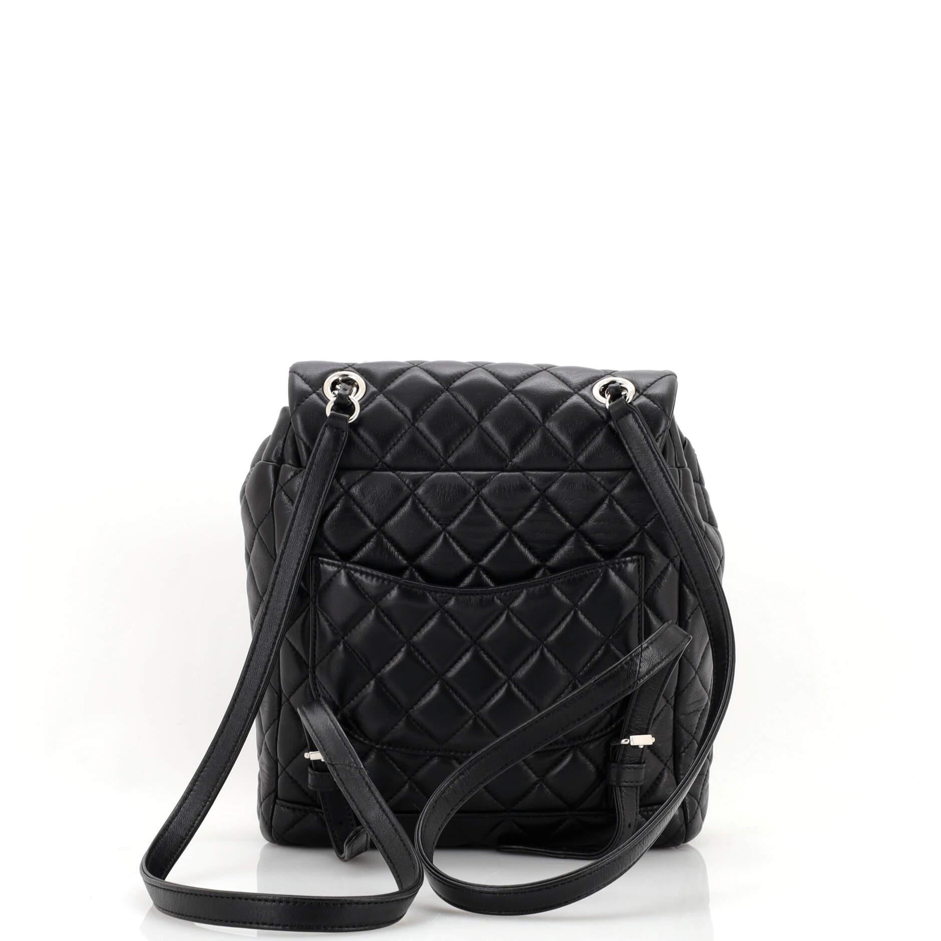 Women's Chanel Urban Spirit Backpack Quilted Lambskin Small