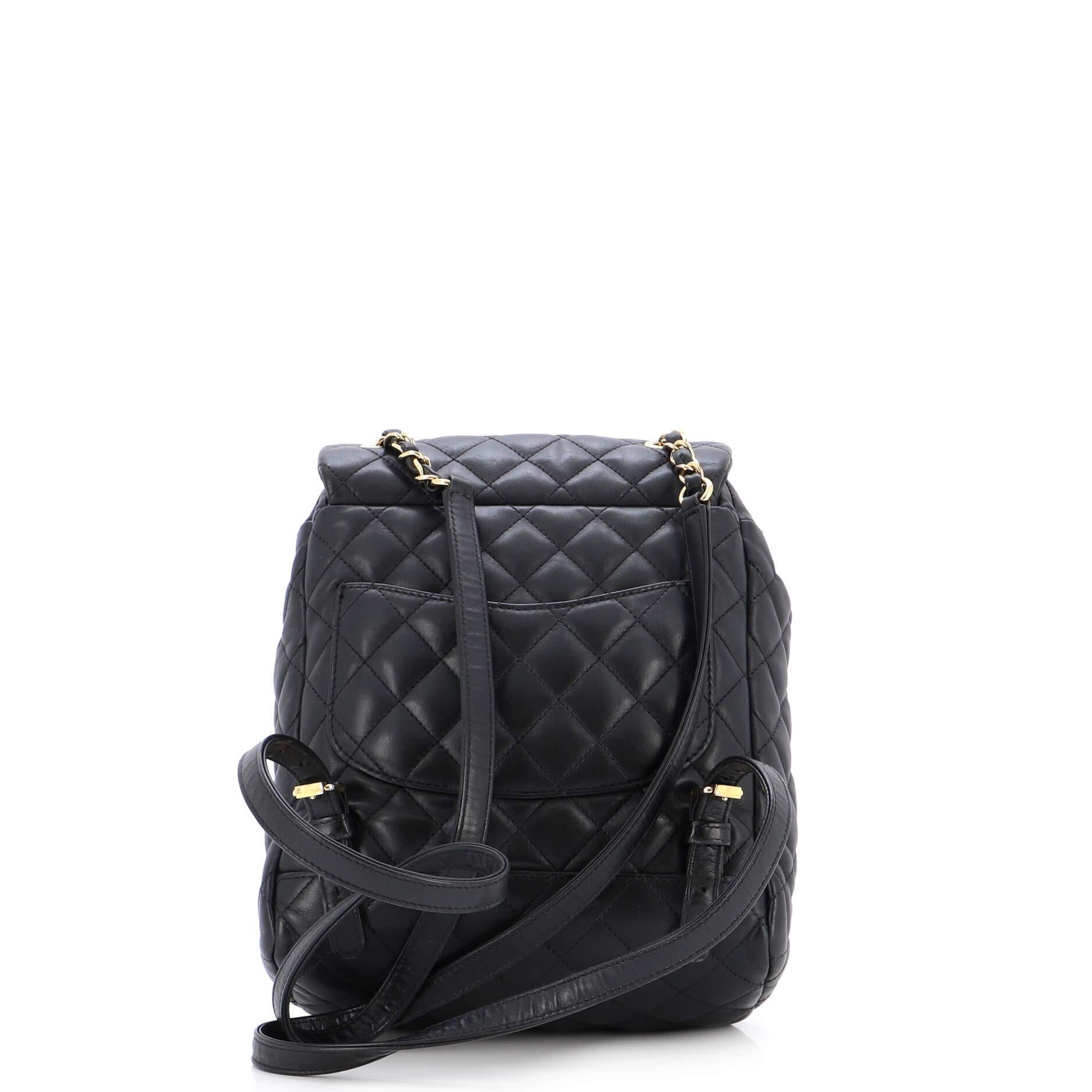Women's Chanel Urban Spirit Backpack Quilted Lambskin Small