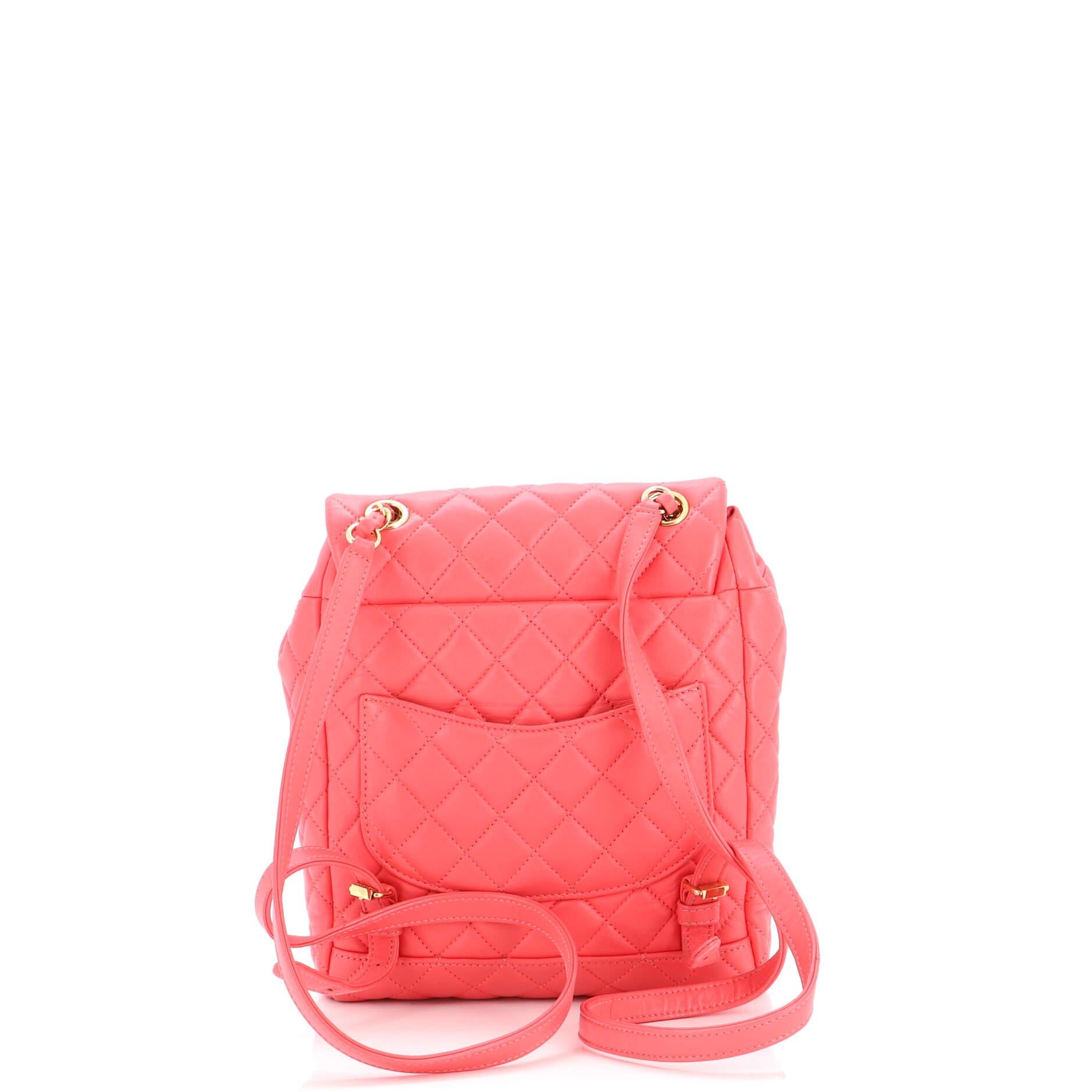 Women's Chanel Urban Spirit Backpack Quilted Lambskin Small For Sale