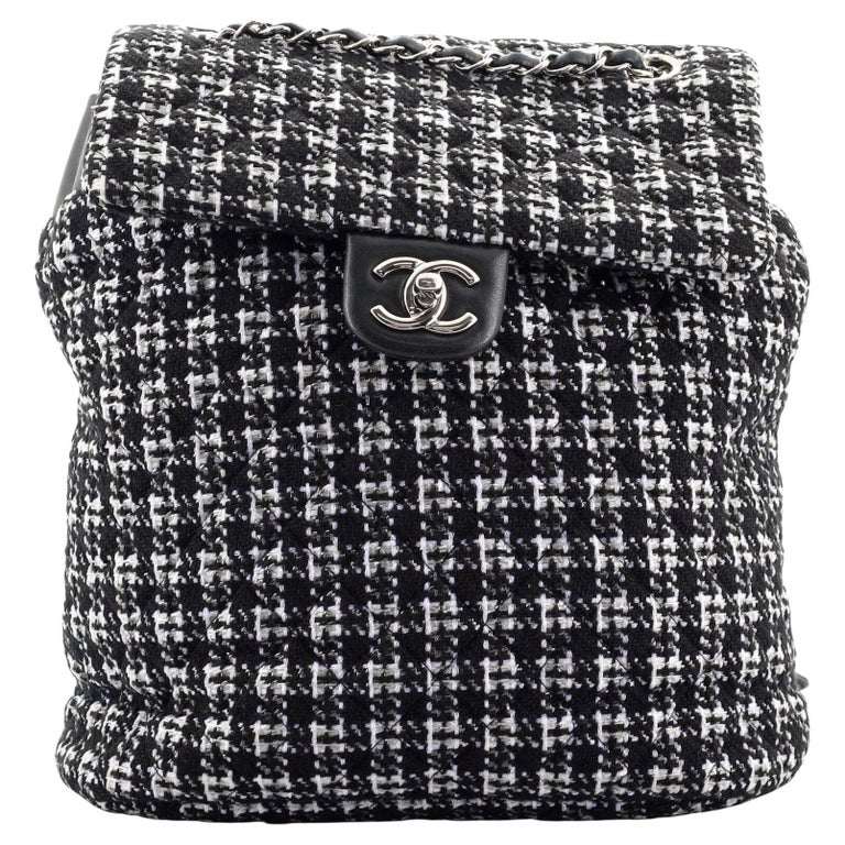 Chanel Urban Spirit Backpack Quilted Tweed Large at 1stDibs