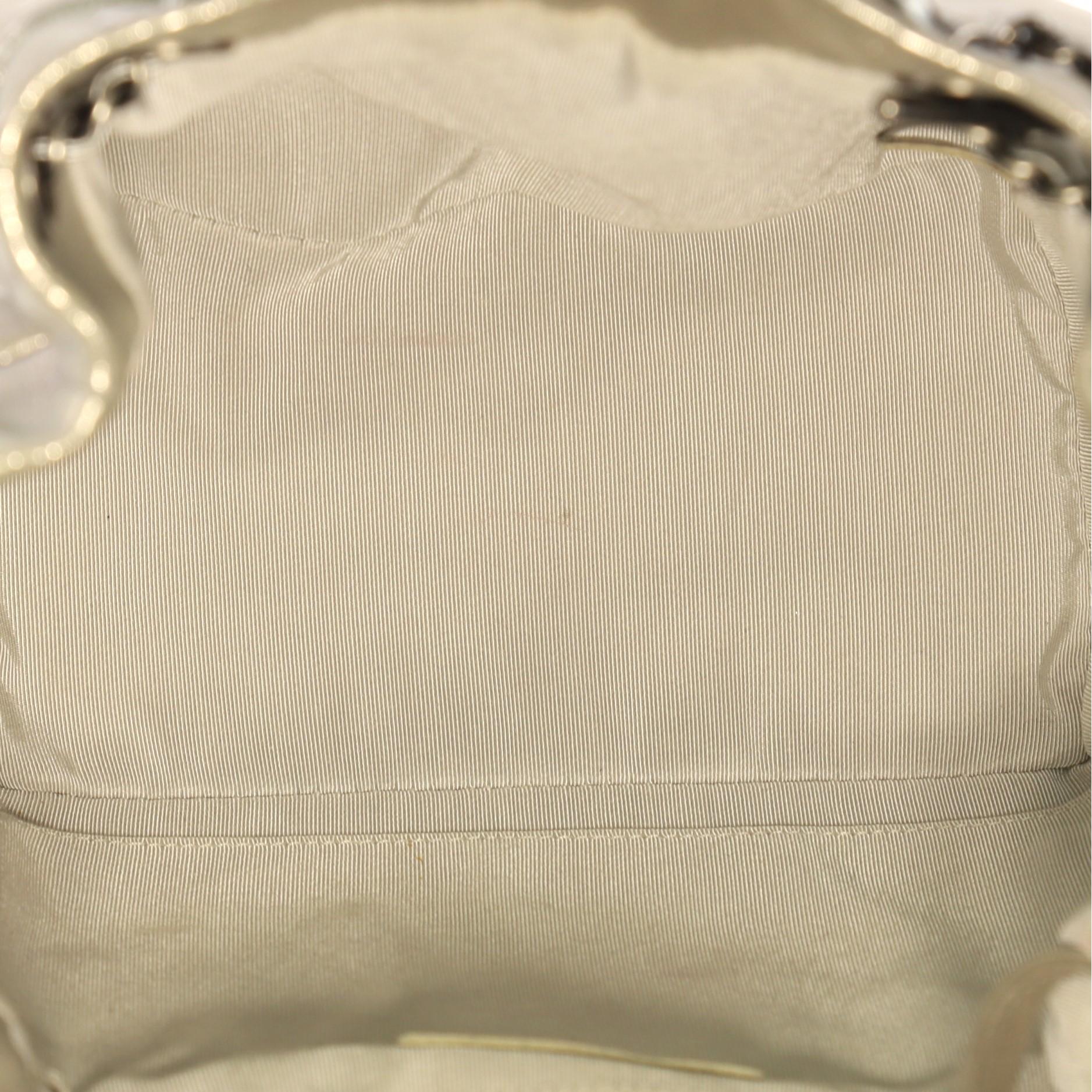 Chanel Urban Spirit Drawstring Bag Iridescent Chevron Calfskin Small 1