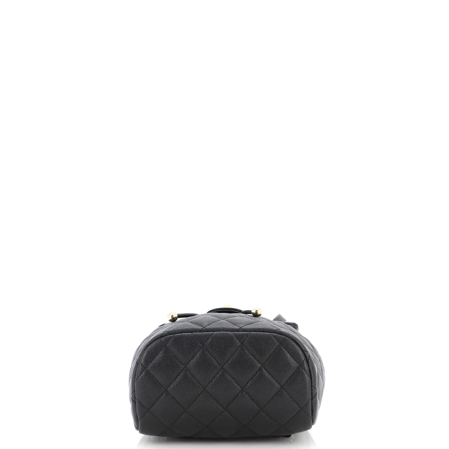 Women's Chanel Urban Spirit NM Backpack Quilted Caviar Mini