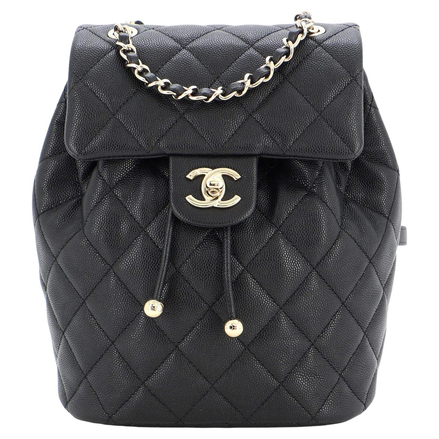 Chanel Urban Spirit NM Backpack Quilted Caviar Mini at 1stDibs